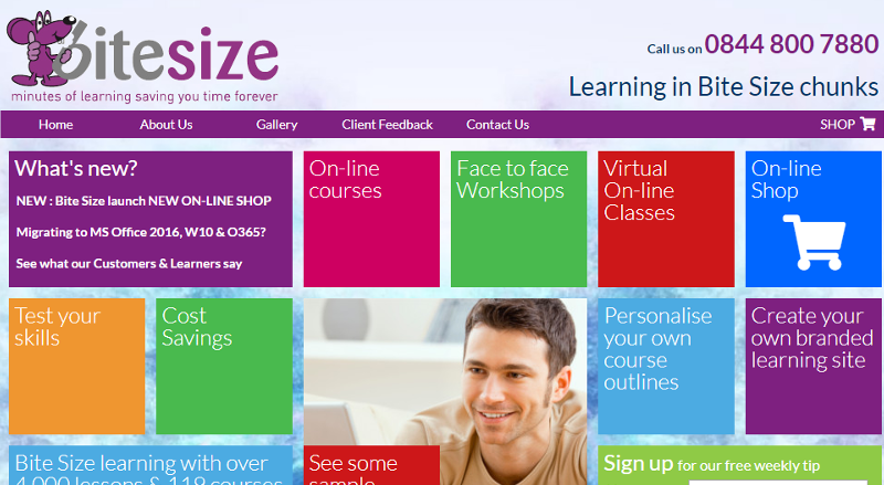 Bite Size : eLearning with 3000+ lessons online
