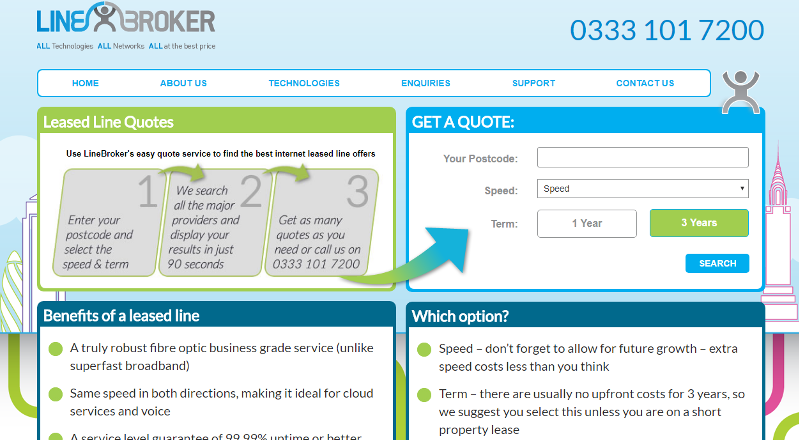 LineBroker; Leased Line Quotes