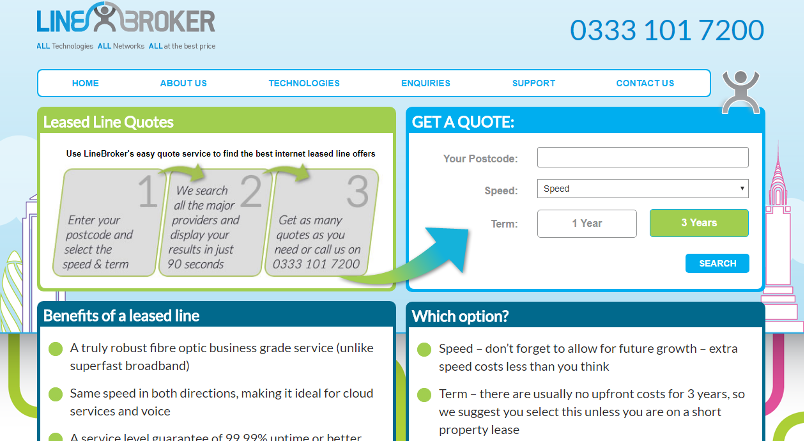LineBroker; Leased Line Quotes